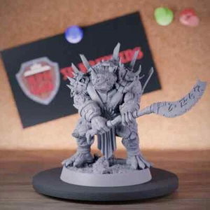 Warrior Tortle Miniature Guard Dungeons and Dragons Mini DnD 5e TTRPG Pathfinder - Picture 1 of 8