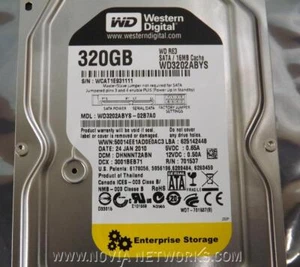 WESTERN DIGITAL WD3202ABYS-02B7A0 320GB 7.2K RPM 16MB SATA HARD DRIVE - Picture 1 of 2