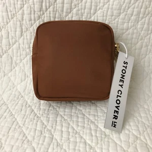 Stoney Clover Lane Nylon Mini Pouch Chocolate 22 One SZ SCL-ECMP-002 NWT - Picture 1 of 5