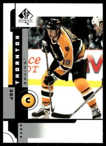 2001-02 SP Authentic #6 Joe Thornton Boston Bruins Hockey Card - Picture 1 of 2