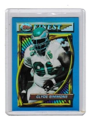 1994 Topps Finest Refractor Clyde Simmons 103 - Image 1 of 2