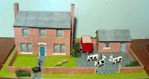 TT: 120 Gauge Brick built Farm model railway building, diorama. - Picture 1 of 5