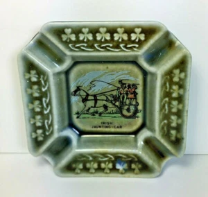 Vintage Porcelain Wade Irish Jaunting Car Ashtray - Picture 1 of 12