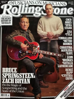 ROLLING STONE MAGAZINE | NOV 2024 | BRUCE SPRINGSTEEN & ZACH BRYAN | VAN HALEN - Image 1 of 2