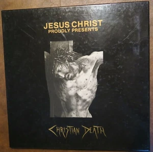 Christian Death – Jesus Christ Proudly Presents 6 records 567 of 6000 w Poster - Picture 1 of 12