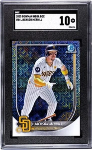 2025 Bowman - Jackson Merrill #64 Chrome Mojo Refractor - Bild 1 von 2