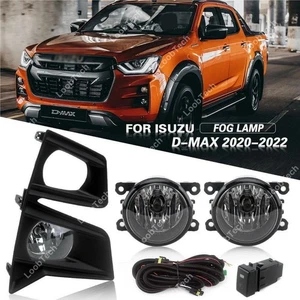 Halogen Fog Light Bumper Frame Cover Daytime Running Light For Isuzu D-MAX 20-22 - Picture 1 of 9