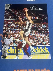 USA Gold Medal Basketball ⭐️ HOF Chris Mullin Autographed 11x14 Photo Beckett - Picture 1 of 2