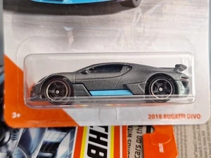 2020 Matchbox 2018 Bugatti Divo matt grau 46/100 - Bild 1 von 2