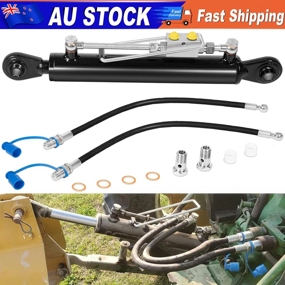 Hydraulic Top Link Cat. 1-1 with Locking Block 20 7/8” - 31 7/8” with 2 x Hose - image 1 of 4