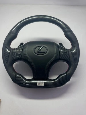 Volante de fibra de carbono hidro sumergido para Lexus IS250/IS350/IS F 2006-2013 Foto 1 de 4