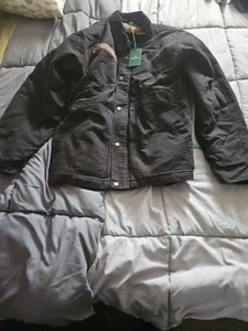 Venado Concealed Carry Jacket LARGE Men Heavy Duty Canvas Conceal Pocket BLACK - Picture 1 of 8