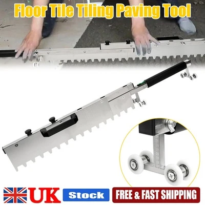 Floor Tile Leveling Paving Tool Adjustable Flat Sand Screed Mortar Trowel​ Tool - Image 1 of 4