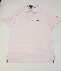 Ralph Lauren RLX Golf Classic Fit Striped Stretch Short Sleeve Polo Shirt Sz S - Picture 1 of 7