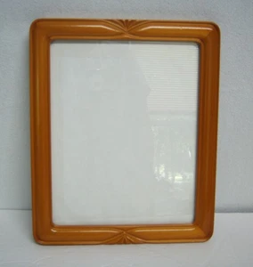 Vtg Art Deco Maple Wood Picture Frame - Holds 10x8 Photo (11.5x9.75) - Picture 1 of 7