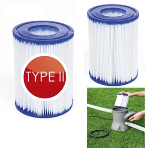 1/2/3/4 Pack Pool Filter Cartridge For Bestway SIZE II Swimming Pool PUMP TYPE 2 - Picture 1 of 10