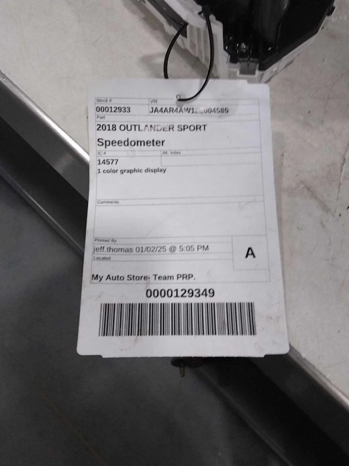 Speedometer 1 Color Graphic Display Fits 13 16-18 OUTLANDER SPORT 369570 - Image 1 of 4