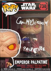 Star Wars Ian McDiarmid Emperador Palpatine Funko 738 - GENUINO Firmado - Imagen 1 de 5