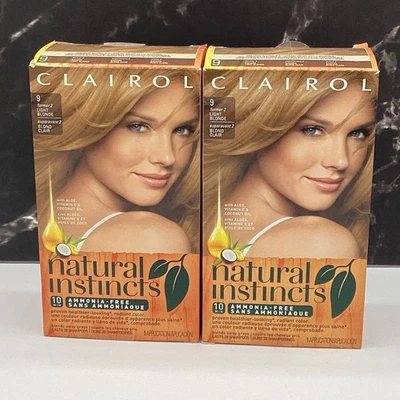 Clairol Natural Instincts Hair Dye - 09 (2 boxes) - Image 1 of 2