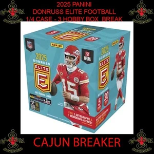 NEW YORK JETS *1/4 CASE - 3 HOBBY BOX BREAK* 2025 DONRUSS ELITE FOOTBALL O - Picture 1 of 6