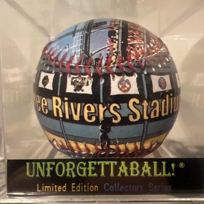 Pittsburgh Pa 3 Rivers Stadium Unforgettaball Baseball Ball Sealed With COA - Image 1 of 4