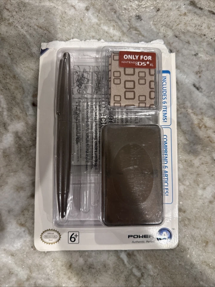 Nintendo DSi XL Clean and Protect Kit Power A Brand New Includes 6 Items Brown - Image 1 of 3