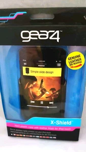 gear4 X- Funda protectora de plástico duro/cuero real marrón para iPod Touch 8 GB 16 GB. - Imagen 1 de 6