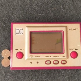 Vintage Nintendo Game & Watch Helmet LSI Screen, Working, Japan