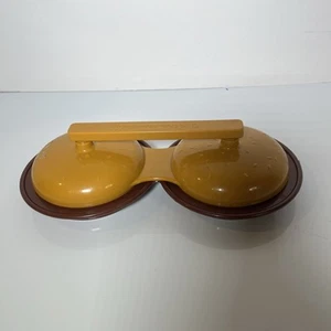 Stampo pressa per hamburger doppio compagno carbone 4,5" polpette circolari BB4 - Foto 1 di 5