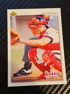 1992 Upper Deck Minor League - Jorge Fabregas #329 (RC) Palm Springs Angels - Image 1 of 2