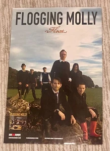 FLOGGING MOLLY FLOAT 2008 ORIGINAL PROMO POSTER - Picture 1 of 1
