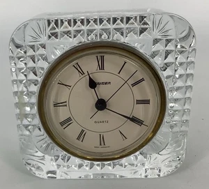 Vintage Staiger Quartz West Germany Bleikristall Tischuhr Kamin funktioniert - Bild 1 von 12