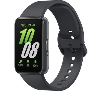 Samsung Galaxy Fit3 Bluetooth 40mm Watch 1.6" AMOLED Fitness Tracking - Black - Image 1 of 4