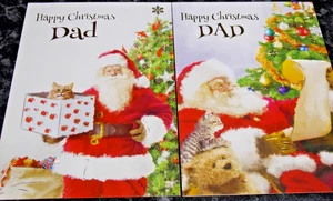 Tarjeta de Navidad de papá. 2 x Temas disponibles. - Imagen 1 de 7