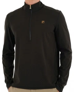 Fila Gold Half Zip Top Black - Picture 1 of 3