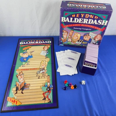 Beyond Balderdash Classic Bluffing Family Party Board Game 1997 Complete - Image 1 of 2