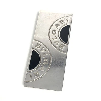 Clip de dinero BVLGARI Bvlgari para hombre plata 925 negro artículo usado para hombres Japón Foto 1 de 4