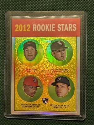 2012 Topps Heritage Chrome Refractor #Hp96 Rookie Stars /563 Betances, Reed - Image 1 of 2