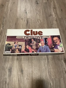 VINTAGE Clue COMPLETE Parker Brothers 1986 Classic Detective Board Game - Picture 1 of 6