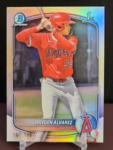 Bowman 2025 - Chrome Prospects Hayden Álvarez refractor/499 #BCP-12 1er radiocontrol - Imagen 1 de 2