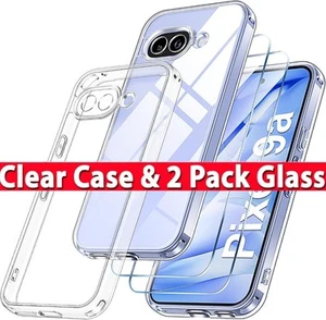 Étui Pour Google Pixel 9A,9 Pro XL, 8A Transparent Chocs Silicone Gel Téléphone - Photo 1 sur 12