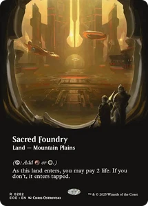 Sacred Foundry (REGULAR) x1 - MTG Edge of Eternities EOE #282 - Picture 1 of 1
