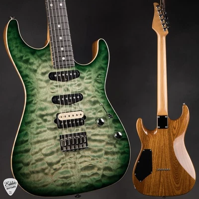 Suhr Estándar Tostado - Desteñido Trans Green Burst Foto 1 de 4