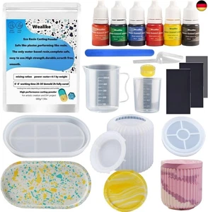 Wealike Gießpulver-Starter-Set,Enthält Keramik Gießpulver weiß 680 - Bild 1 von 8