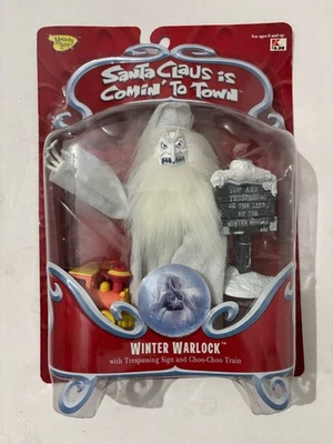 WINTER WARLOCK con tren SANTA CLAUS IS COMING TO TOWN Memory Lane 2004 NUEVO Foto 1 de 4