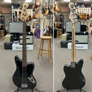 Squire Affinity Series Jaguar Bass Guitar Short Scale - Charcoal Frost Metallic - Picture 1 of 14