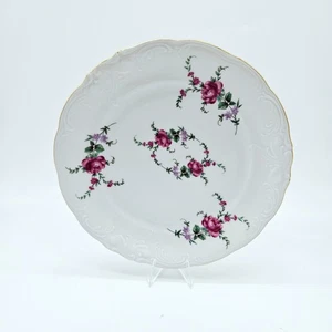 Royal Kent Poland Salad Dessert Plate 7" Bavarian Rose Porcelain China - Picture 1 of 5