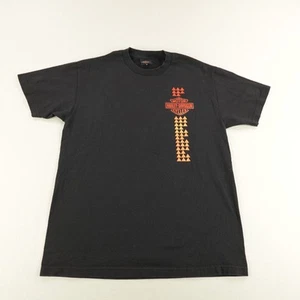 Harley Davidson Shirt Mens Large Black Honolulu Hawaii Motorcycles Biker Tribal - Picture 1 of 11