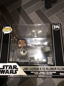 Funko Pop Rides Lando Carissian Millennium Falcon Star Wars Celebration In Stock - Picture 1 of 8