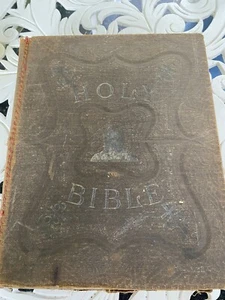 Bibel große bildhafte Familie selbstaussprechend Südwesten 1891 ? - Bild 1 von 24